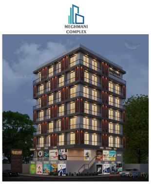 Elevation of real estate project Meghmani Complex located at Raiya, Rajkot, Gujarat