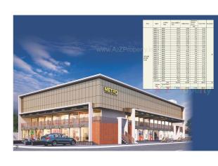 Elevation of real estate project Metro Plaza located at Shapar, Rajkot, Gujarat