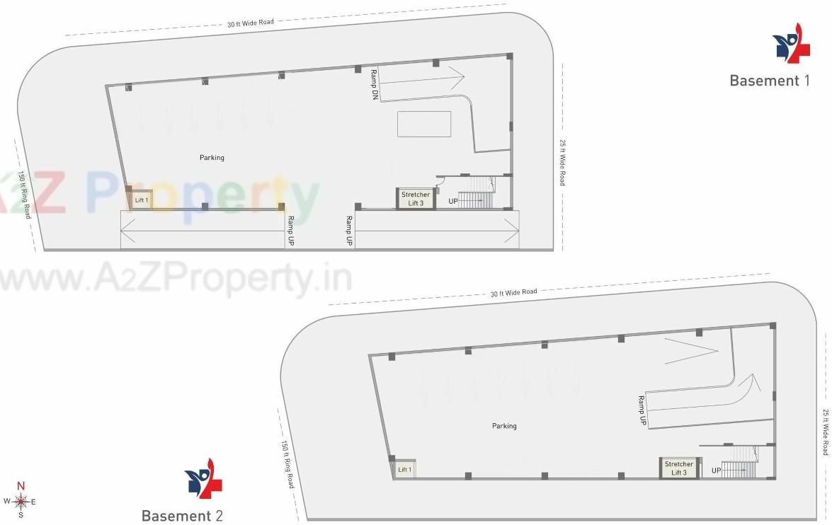 Layout of real estate project Miracle Doctor House located at Rajkot, Rajkot, Gujarat