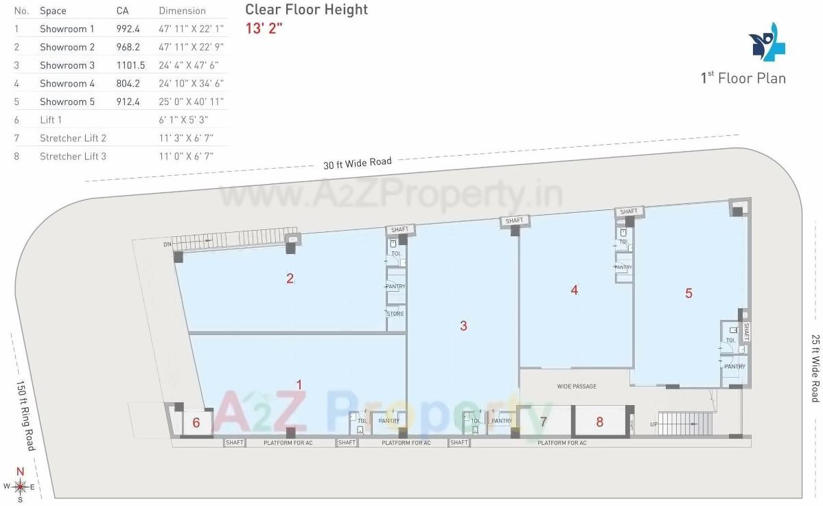 Layout of real estate project Miracle Doctor House located at Rajkot, Rajkot, Gujarat