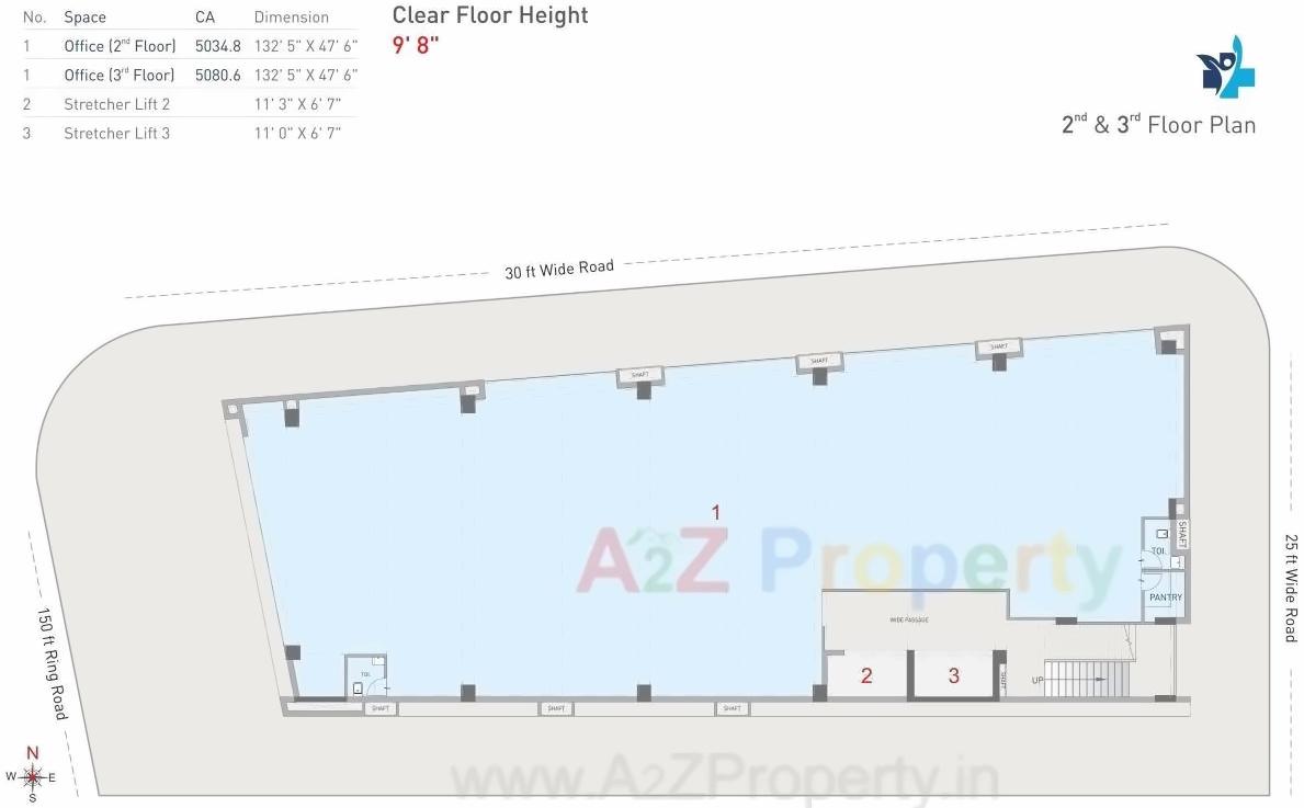 Layout of real estate project Miracle Doctor House located at Rajkot, Rajkot, Gujarat