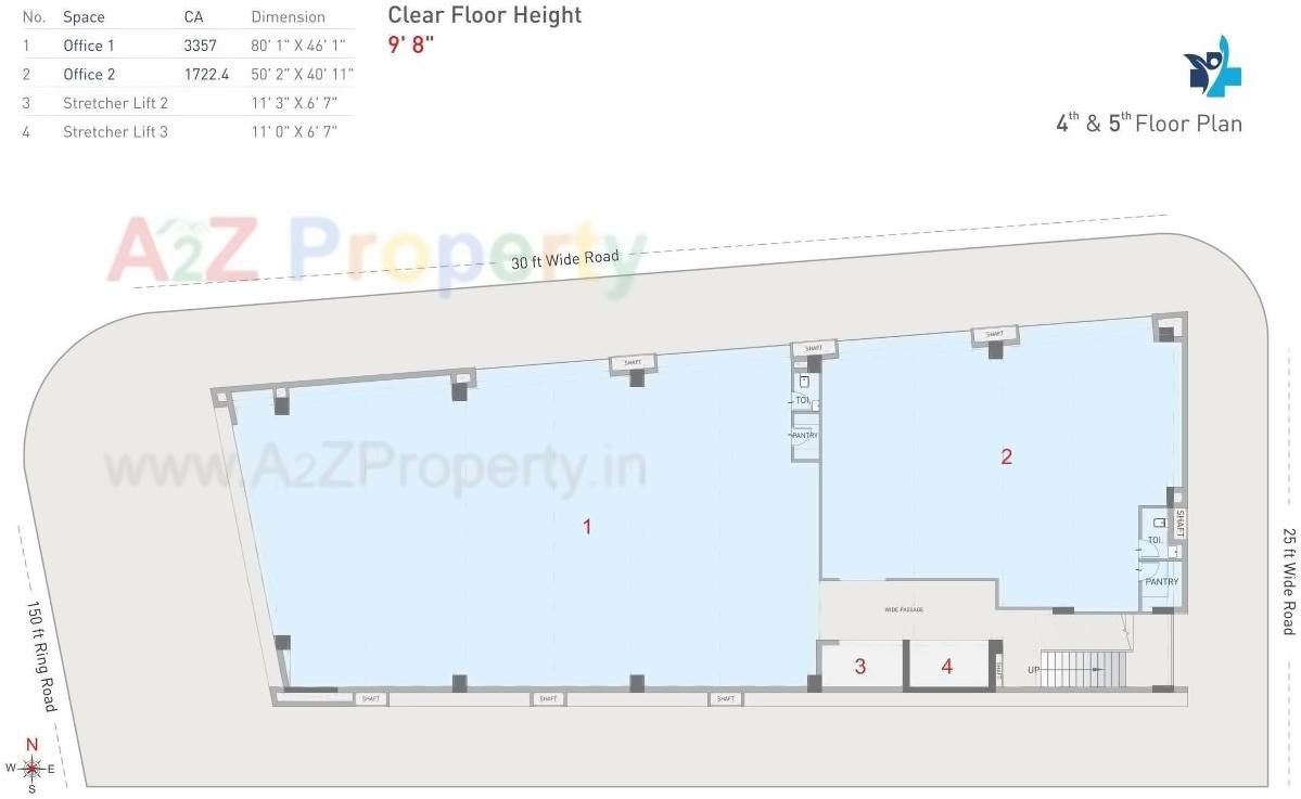 Layout of real estate project Miracle Doctor House located at Rajkot, Rajkot, Gujarat