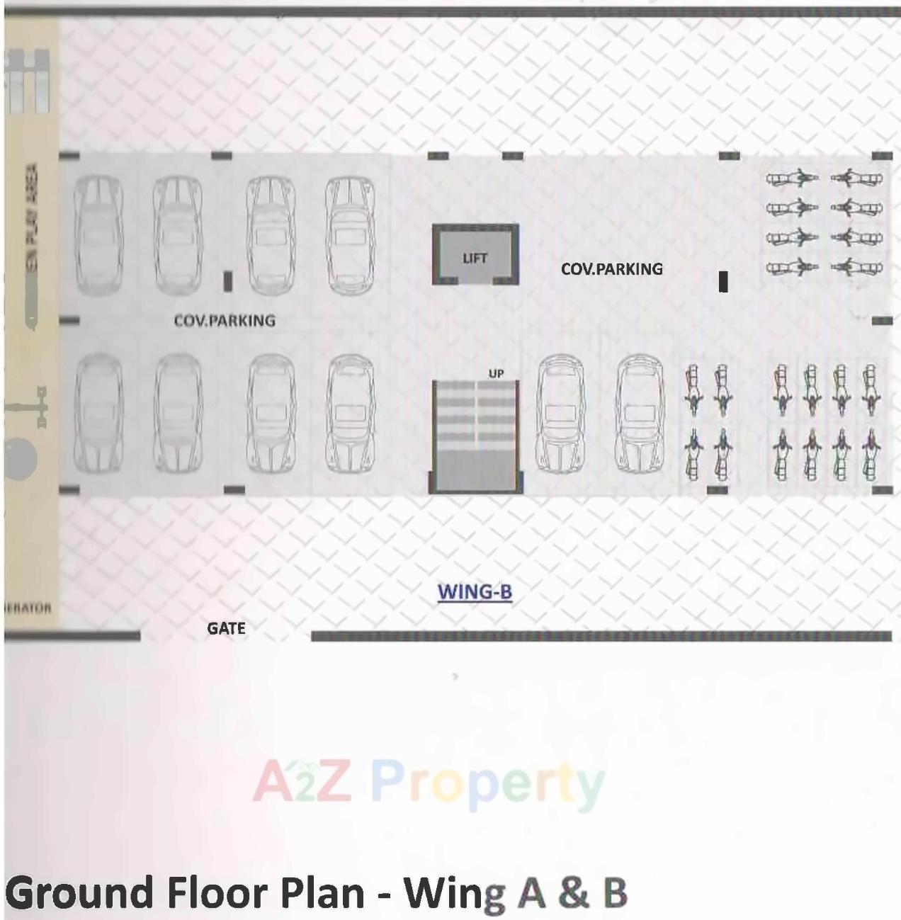 Layout of real estate project Moondelight located at Madhapar, Rajkot, Gujarat