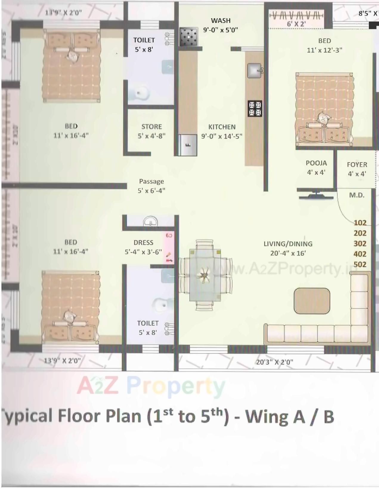Layout of real estate project Moondelight located at Madhapar, Rajkot, Gujarat