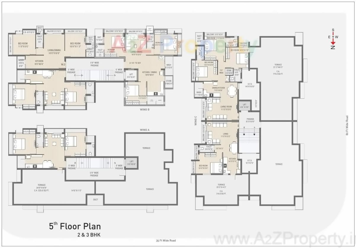 Layout of real estate project Nageshwar Apartment located at Ghanteshwar, Rajkot, Gujarat