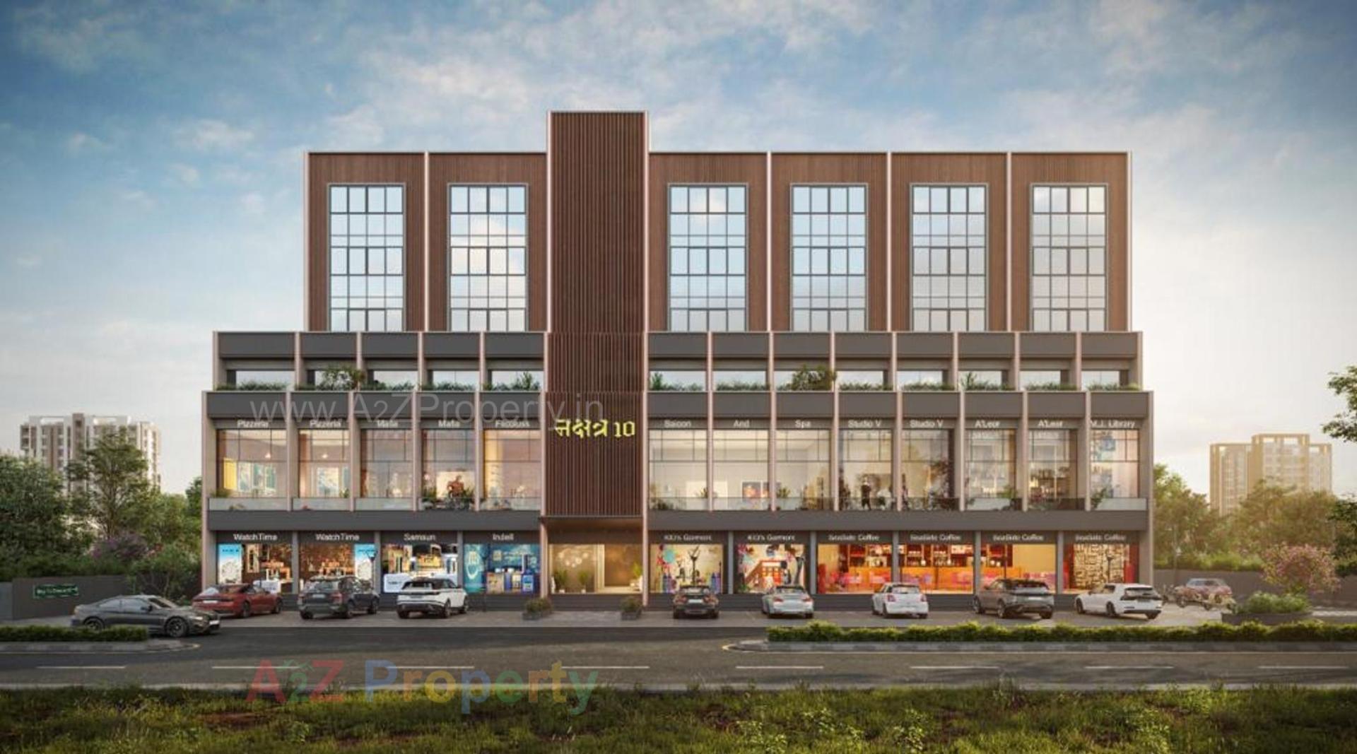 3D Elevation of real estate project Nakshtra 10 located at Rajkot, Rajkot, Gujarat