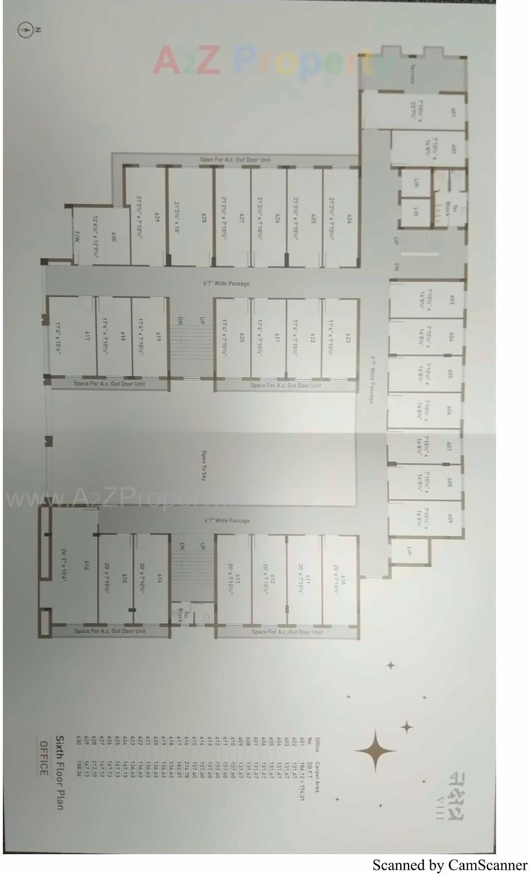 Layout of real estate project Nakshtra Viii located at Raiya, Rajkot, Gujarat