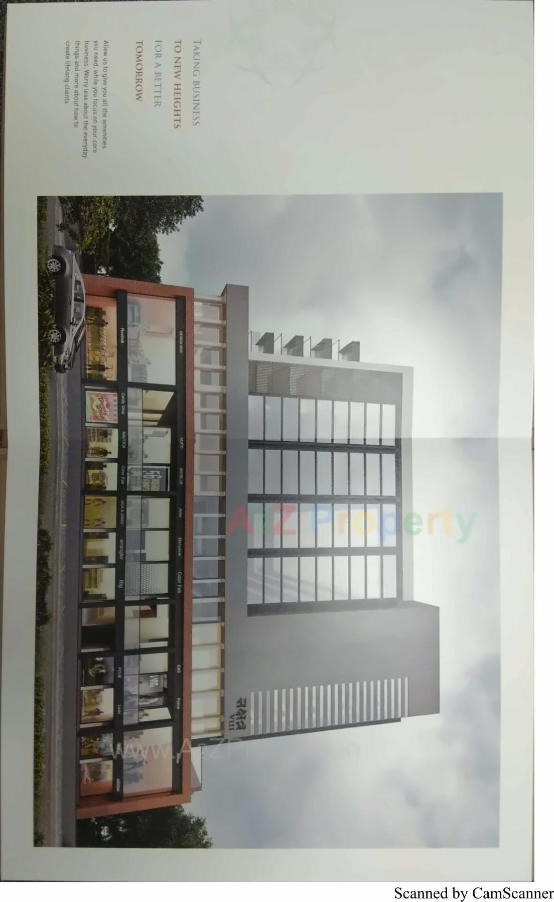 3D Elevation of real estate project Nakshtra Viii located at Raiya, Rajkot, Gujarat