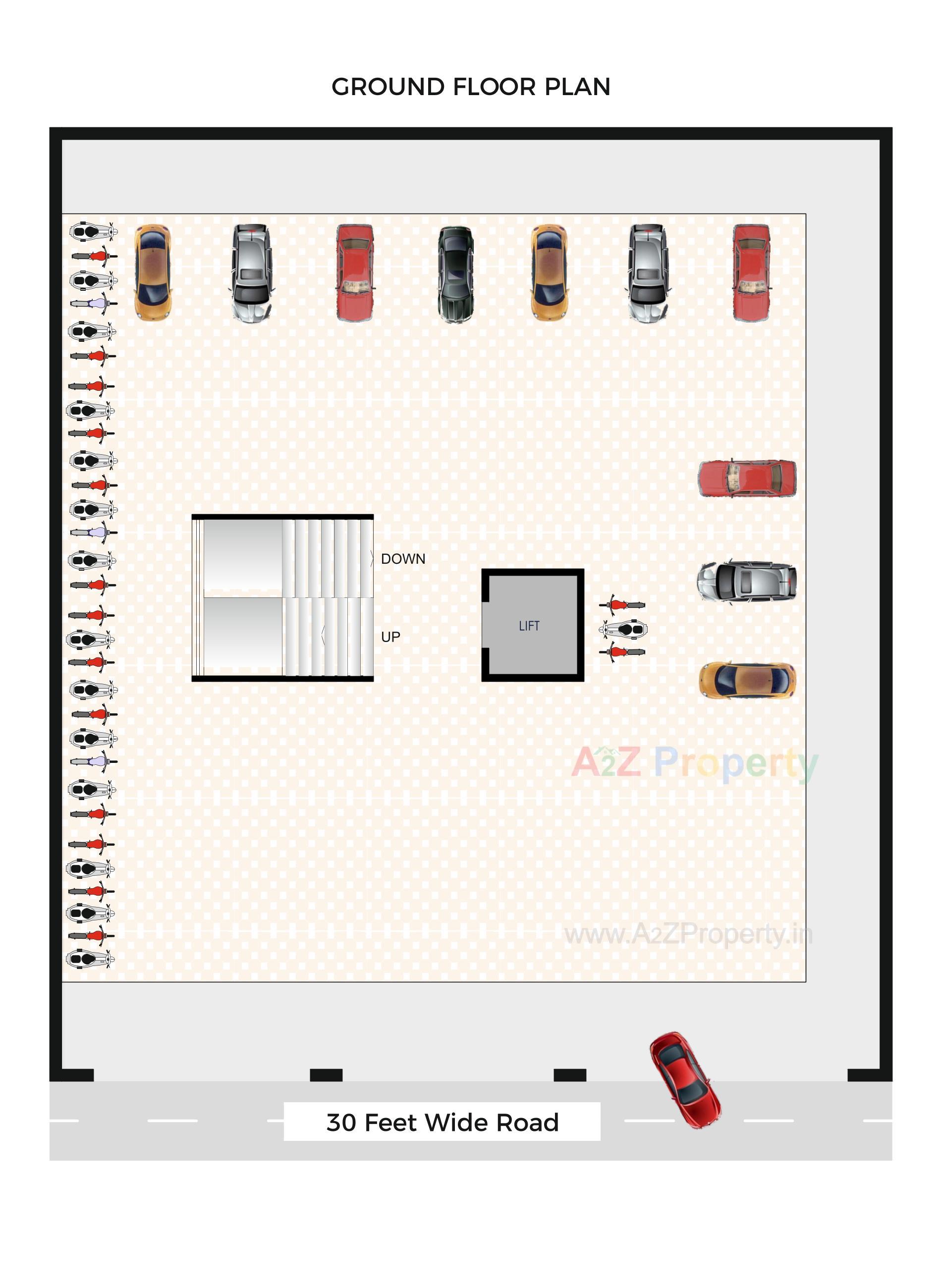 Layout of real estate project Nakshtra located at Rajkot, Rajkot, Gujarat