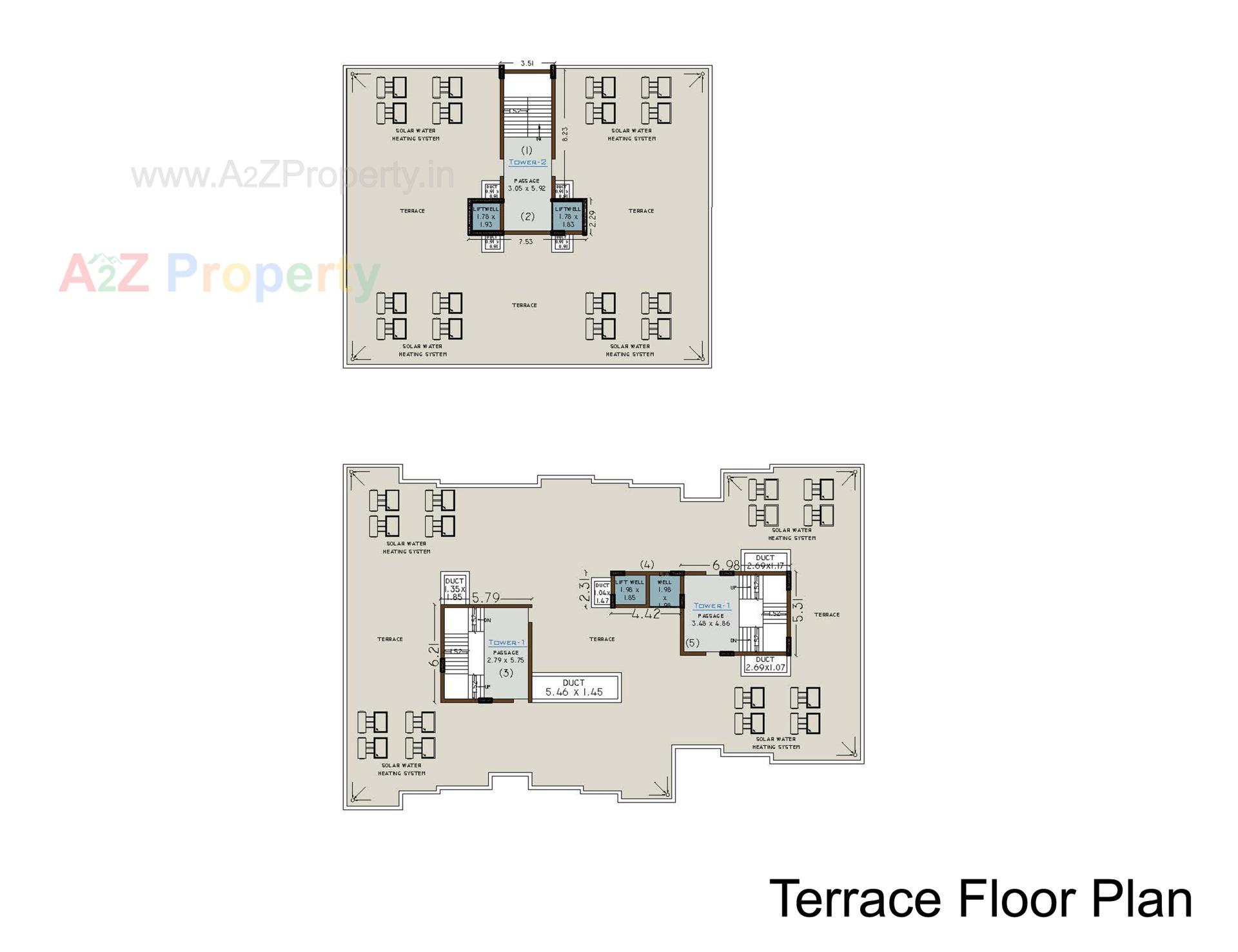 Layout of real estate project Nand Aangan located at Raiya, Rajkot, Gujarat