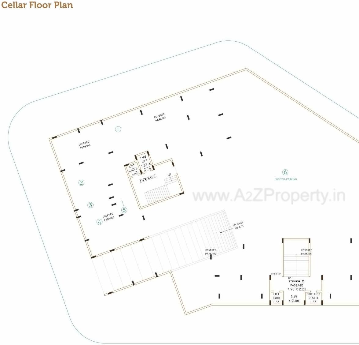 Layout of real estate project Nand Empire located at Rajkot, Rajkot, Gujarat