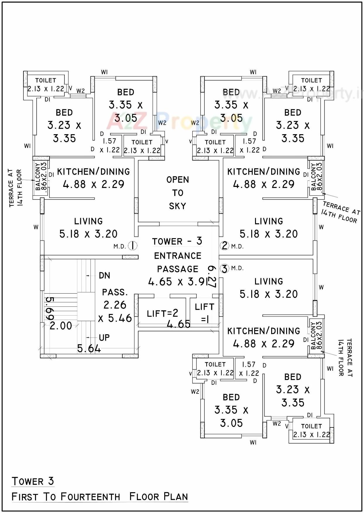 Layout of real estate project Nand Heights located at Raiya, Rajkot, Gujarat