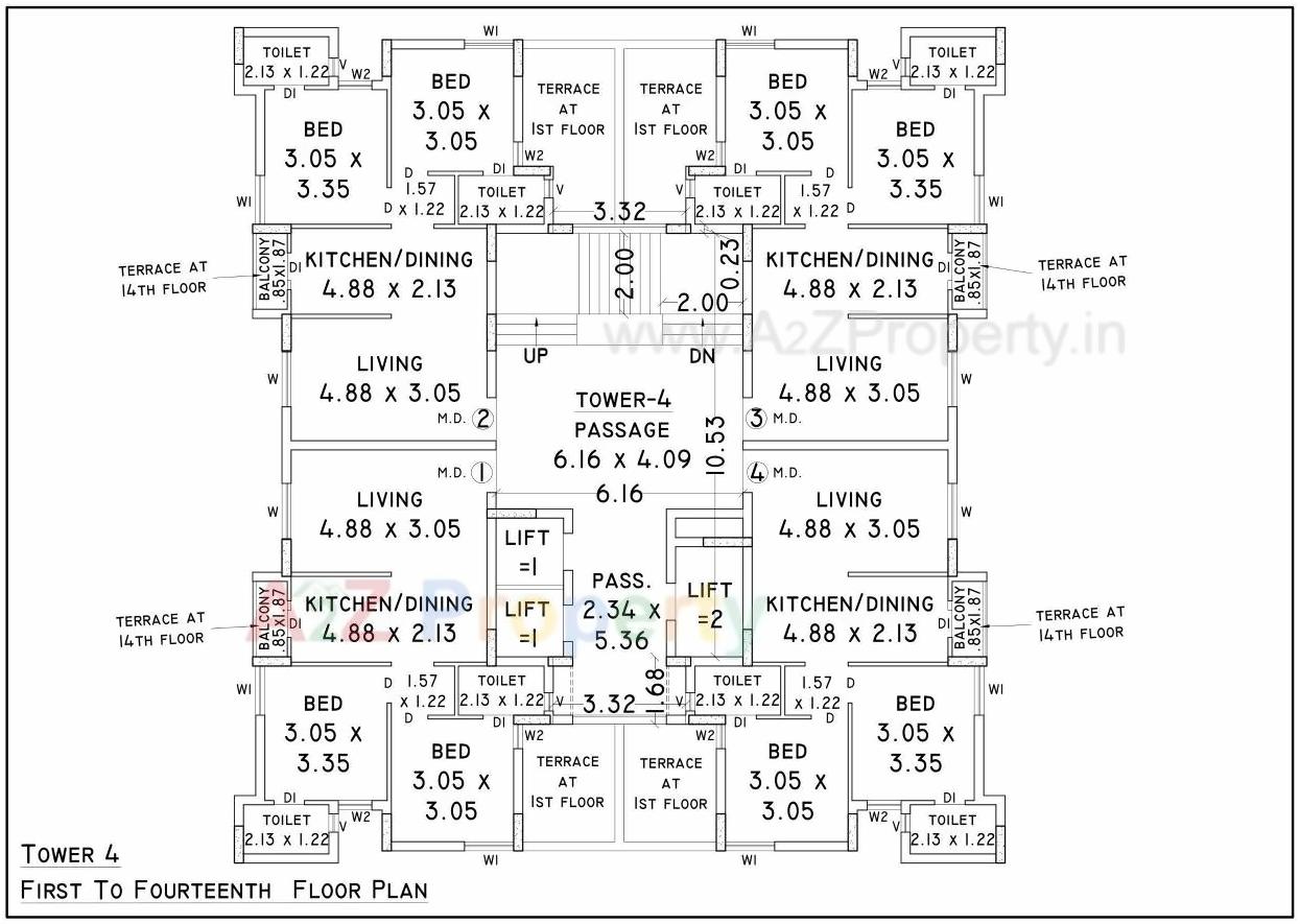 Layout of real estate project Nand Heights located at Raiya, Rajkot, Gujarat