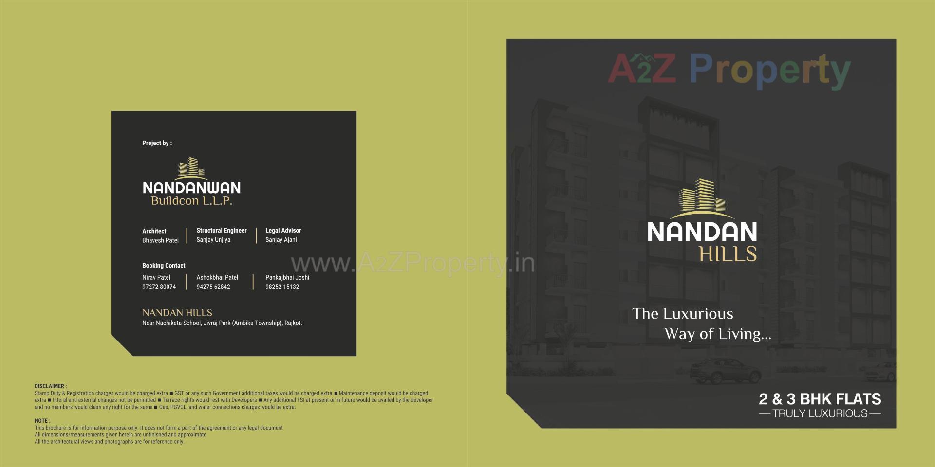  of real estate project Nandan Hills located at Mavdi, Rajkot, Gujarat