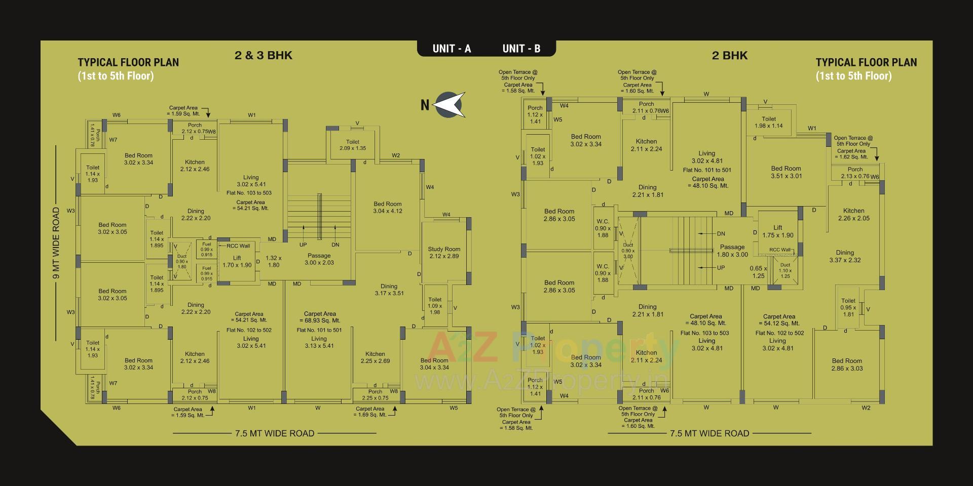 Layout of real estate project Nandan Hills located at Mavdi, Rajkot, Gujarat