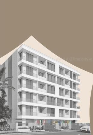 Elevation of real estate project Nandan Residency located at Mavdi, Rajkot, Gujarat