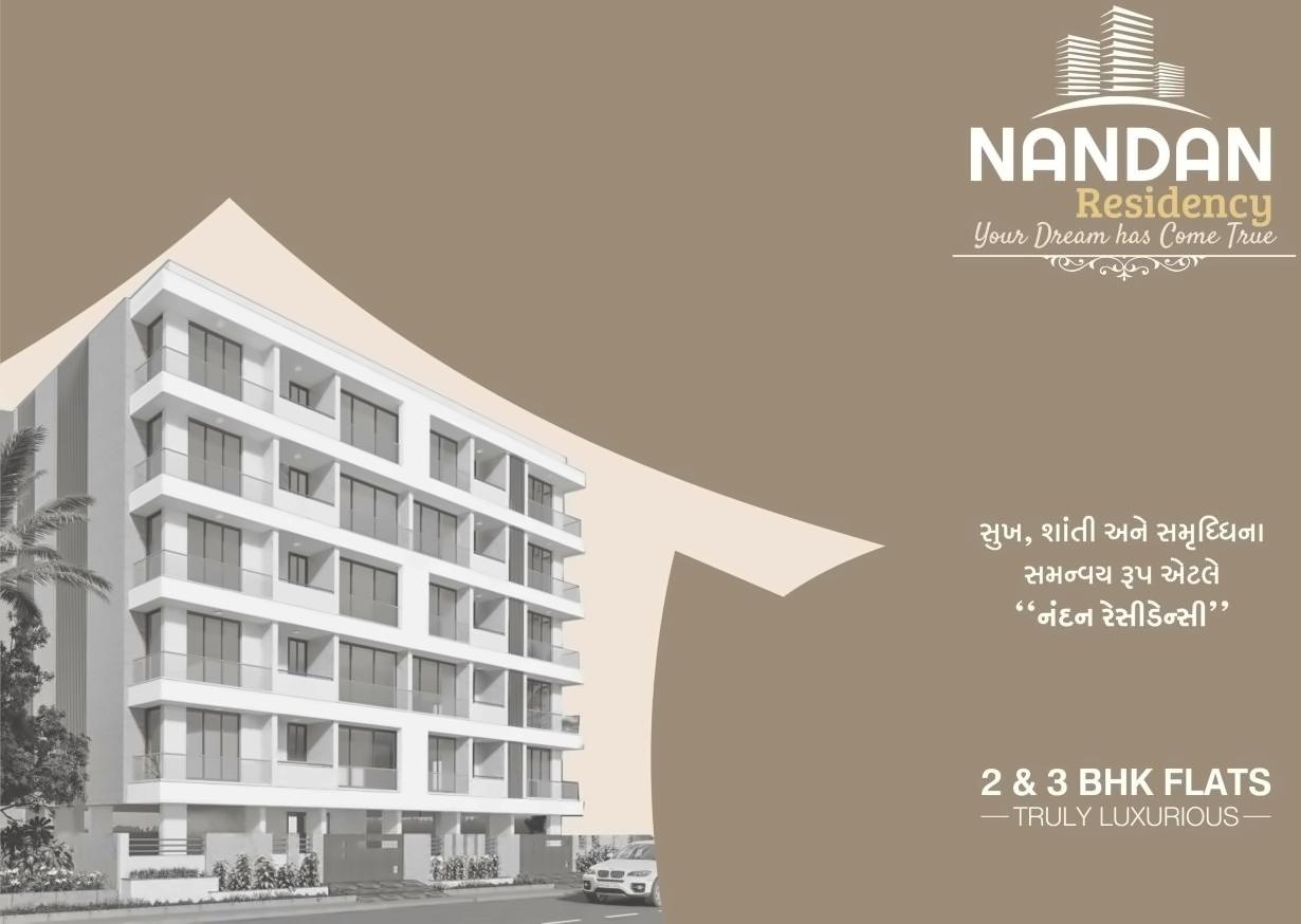  of real estate project Nandan Residency located at Mavdi, Rajkot, Gujarat