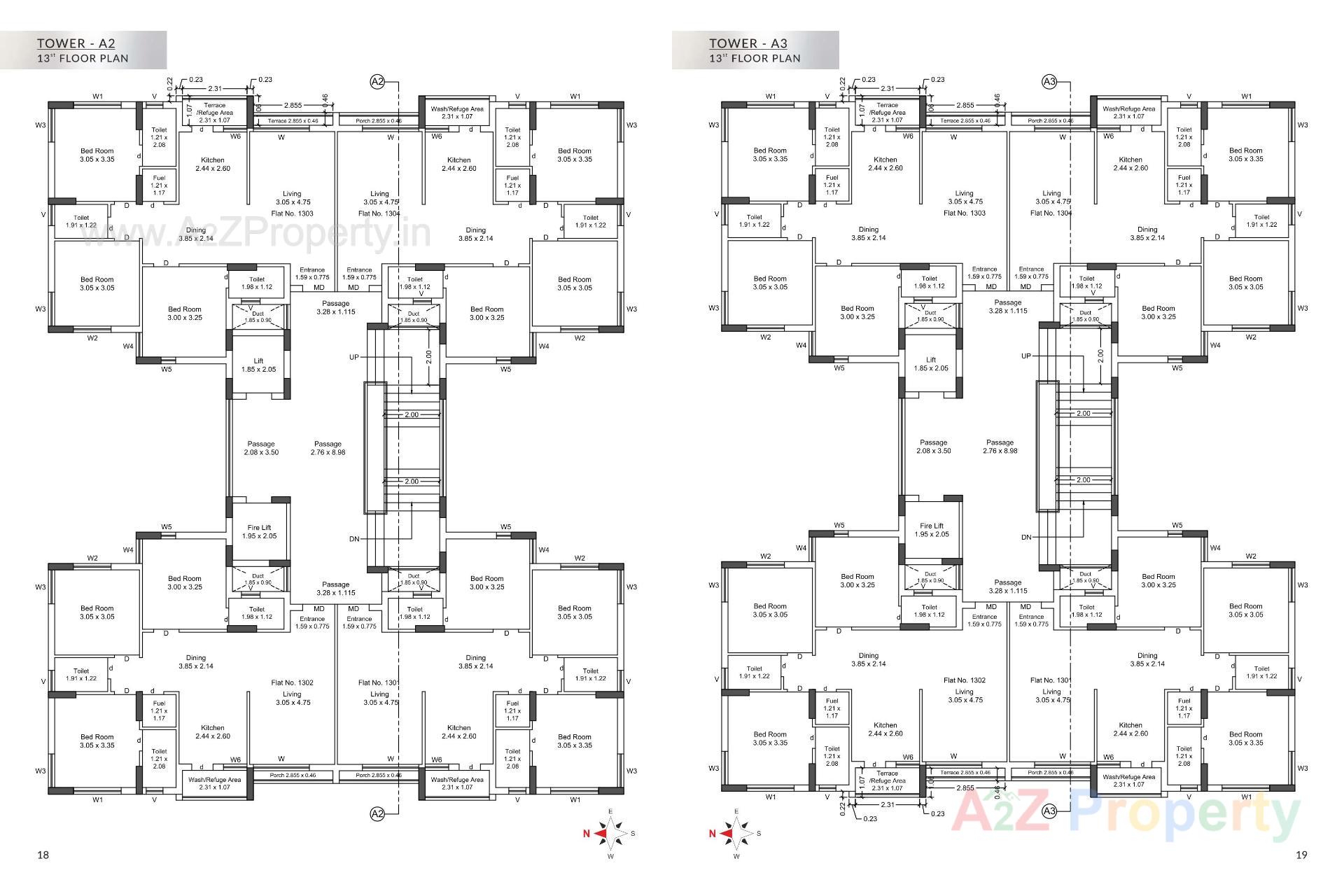 Layout of real estate project Nandan located at Vavdi, Rajkot, Gujarat