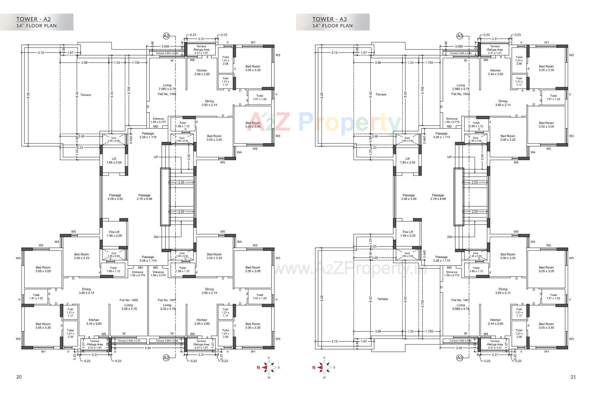 Layout of real estate project Nandan located at Vavdi, Rajkot, Gujarat