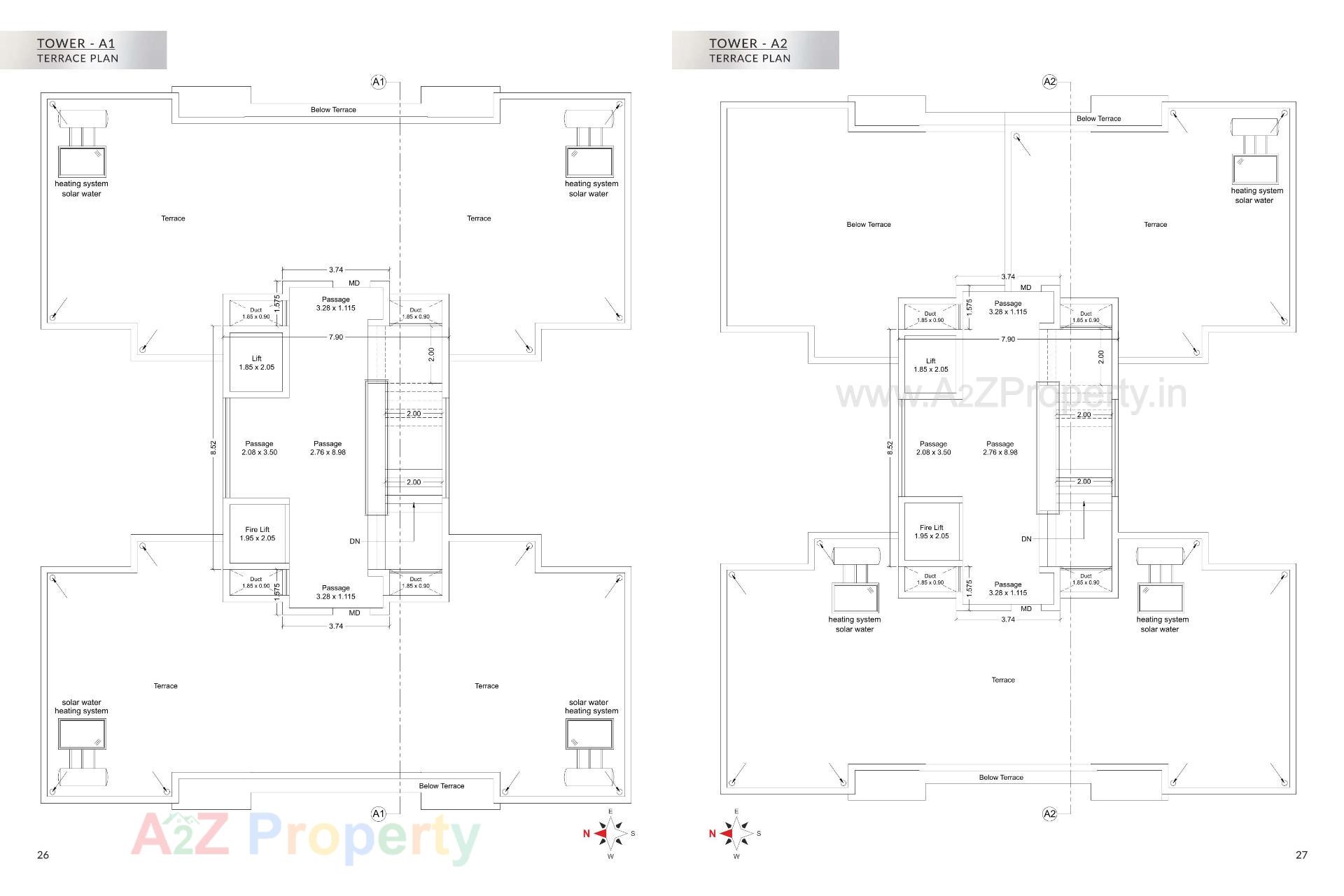 Layout of real estate project Nandan located at Vavdi, Rajkot, Gujarat