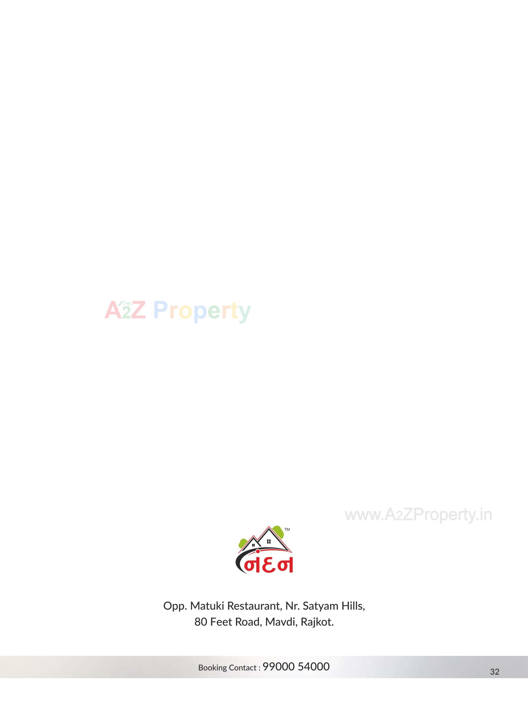  of real estate project Nandan located at Vavdi, Rajkot, Gujarat