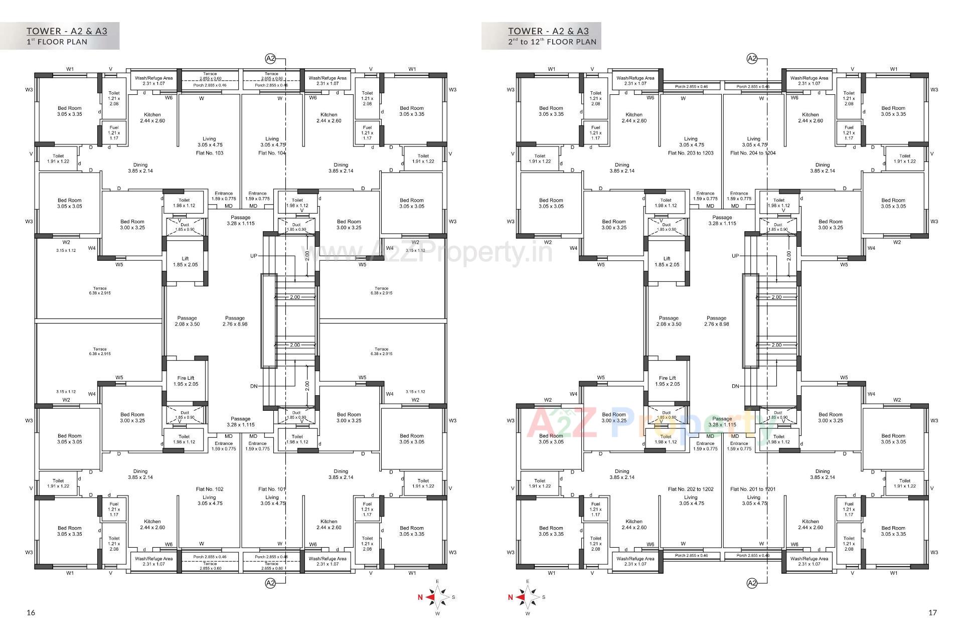 Layout of real estate project Nandan located at Vavdi, Rajkot, Gujarat