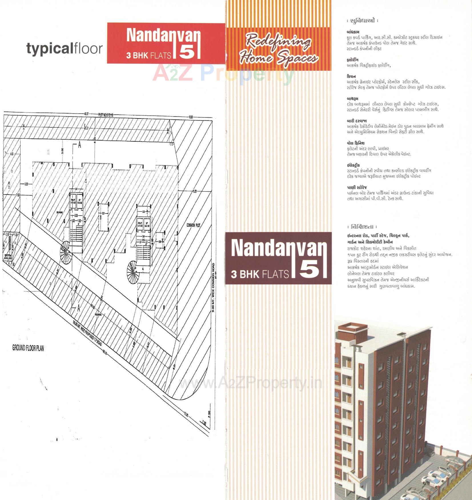  of real estate project Nandanvan located at Kothariya, Rajkot, Gujarat