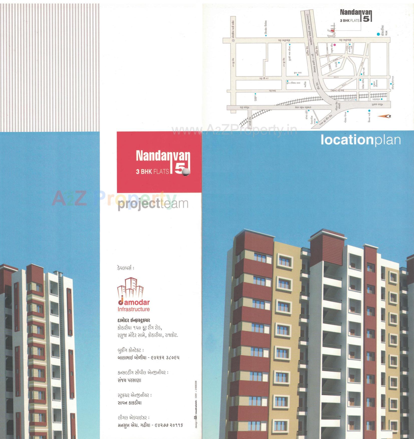  of real estate project Nandanvan located at Kothariya, Rajkot, Gujarat