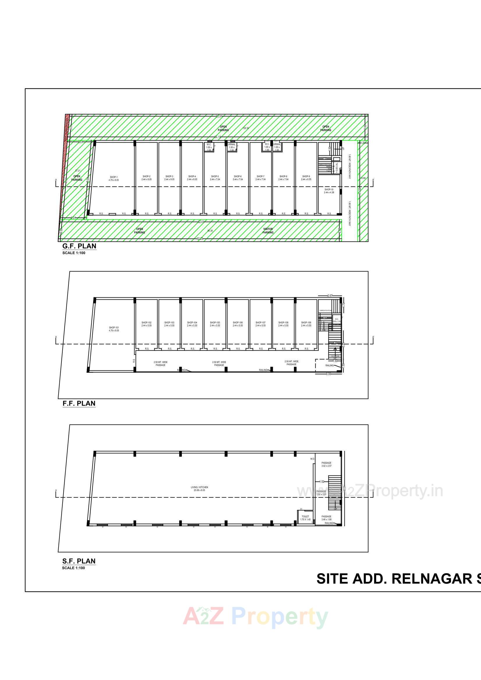 Layout of real estate project Narayan Complex located at Rajkot, Rajkot, Gujarat