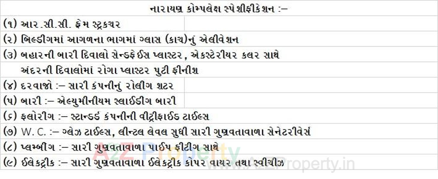  of real estate project Narayan Complex located at Rajkot, Rajkot, Gujarat