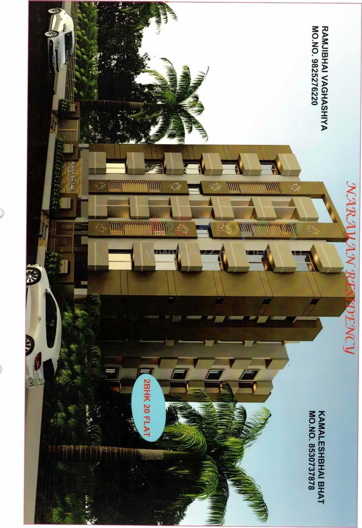 3D Elevation of real estate project Narayan Residency located at Rajkot, Rajkot, Gujarat