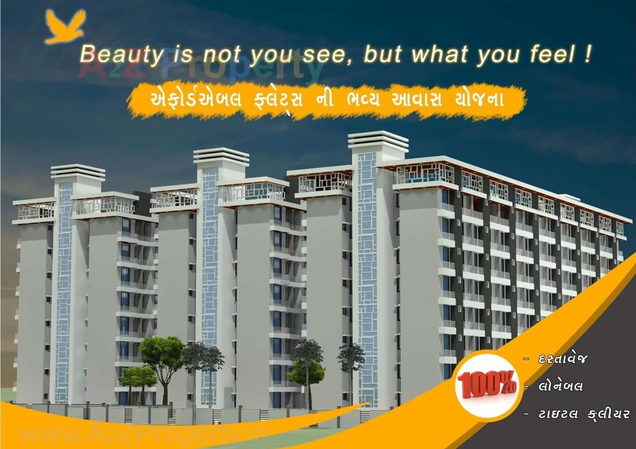 3D Elevation of real estate project Navin Towers located at Rajkot, Rajkot, Gujarat