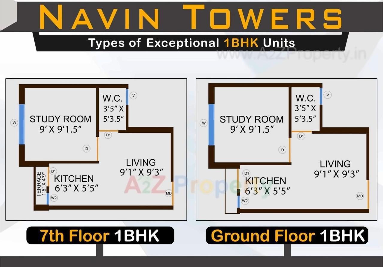 Layout of real estate project Navin Towers located at Rajkot, Rajkot, Gujarat
