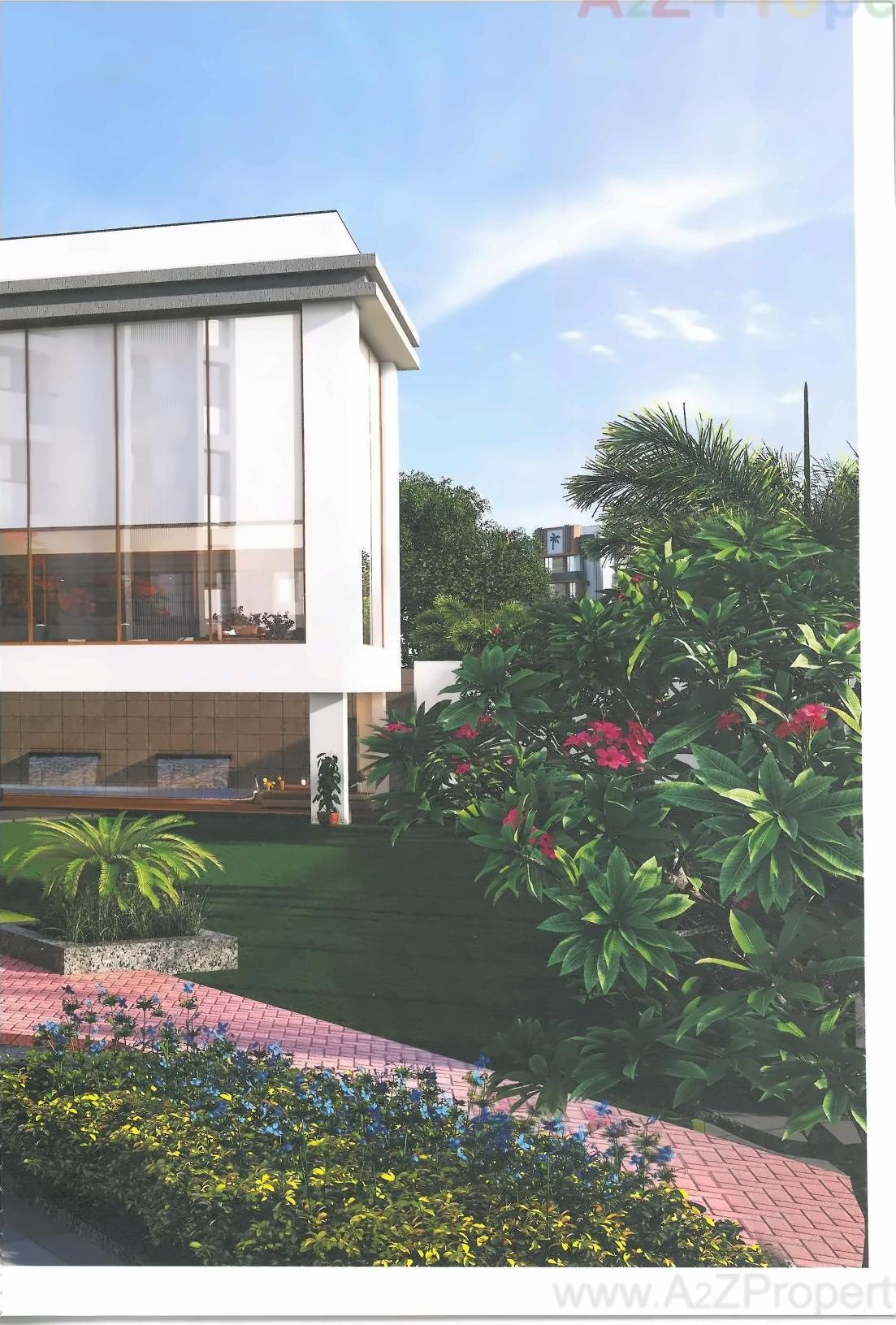 3D Elevation of real estate project Neel's Greenwoods located at Raiya, Rajkot, Gujarat