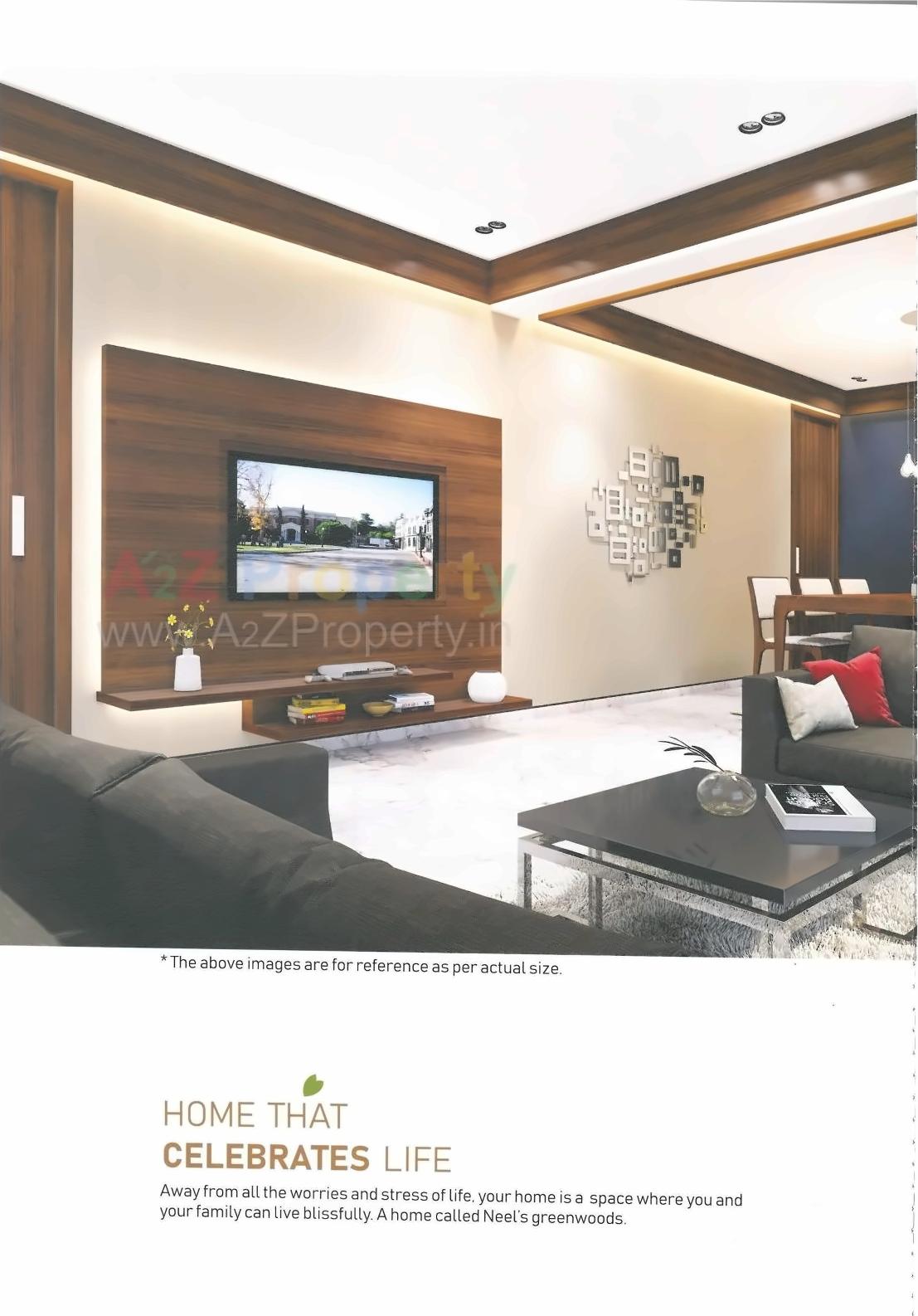 3D Elevation of real estate project Neel's Greenwoods located at Raiya, Rajkot, Gujarat