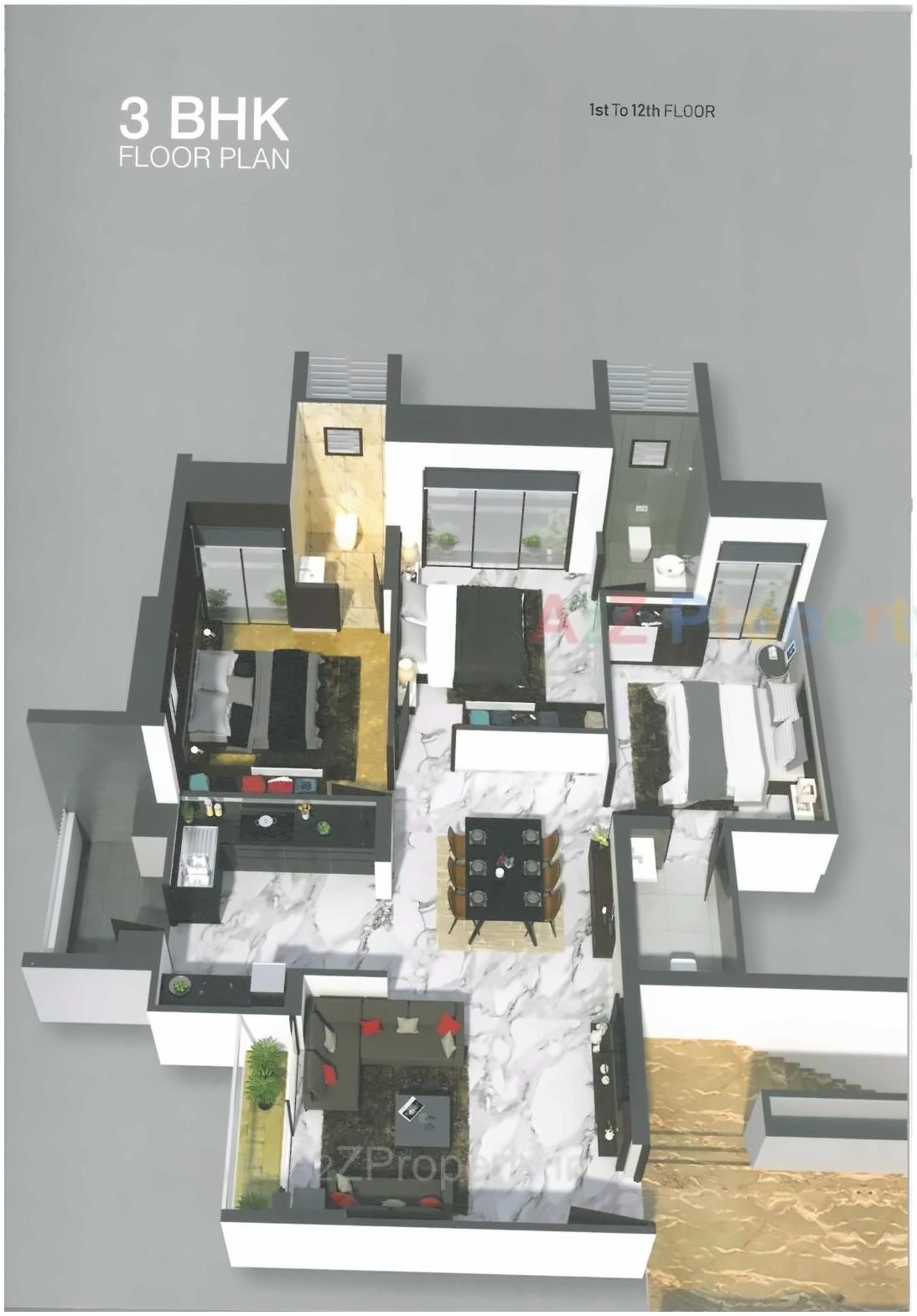 Layout of real estate project Neel's Greenwoods located at Raiya, Rajkot, Gujarat