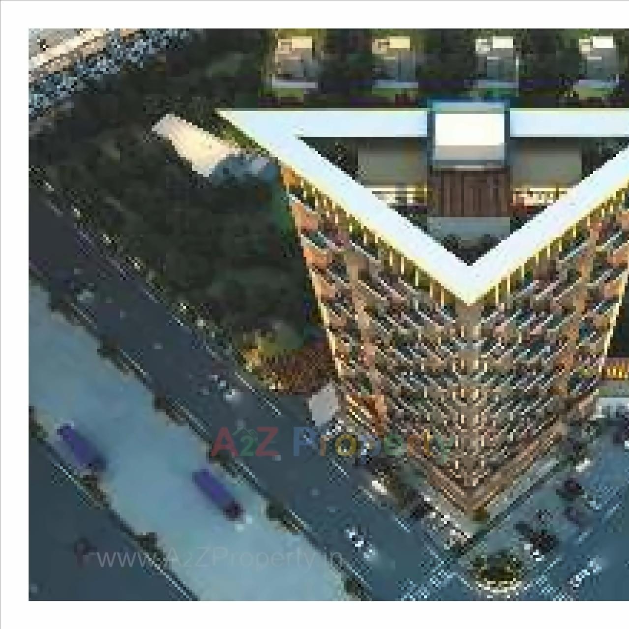 3D Elevation of real estate project Nexus located at Madhapar, Rajkot, Gujarat