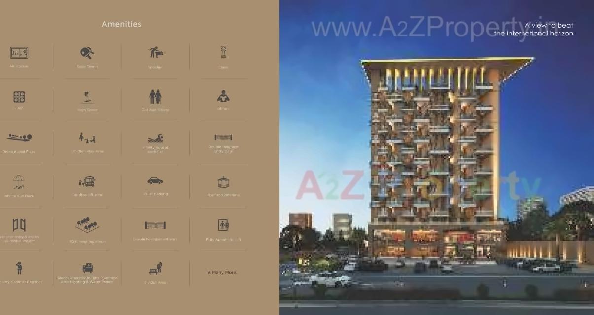 3D Elevation of real estate project Nexus located at Madhapar, Rajkot, Gujarat