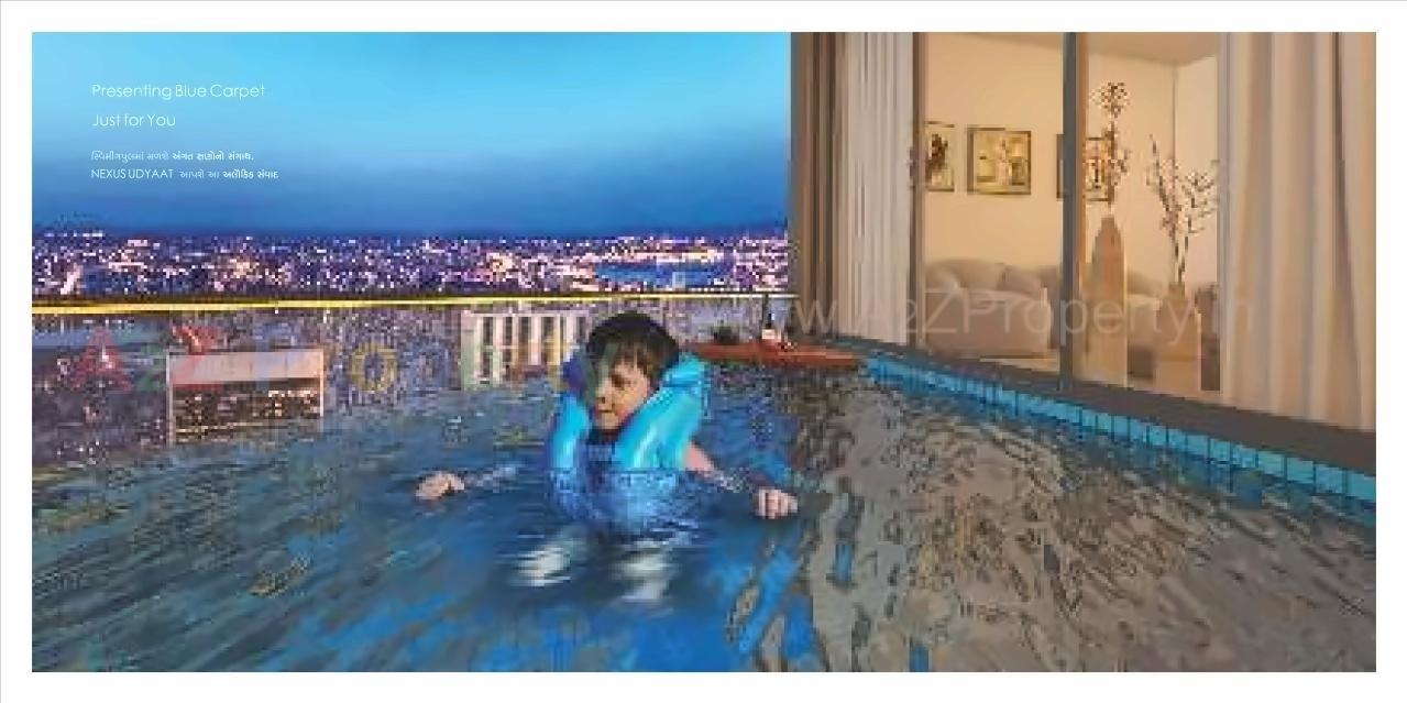 3D Elevation of real estate project Nexus located at Madhapar, Rajkot, Gujarat