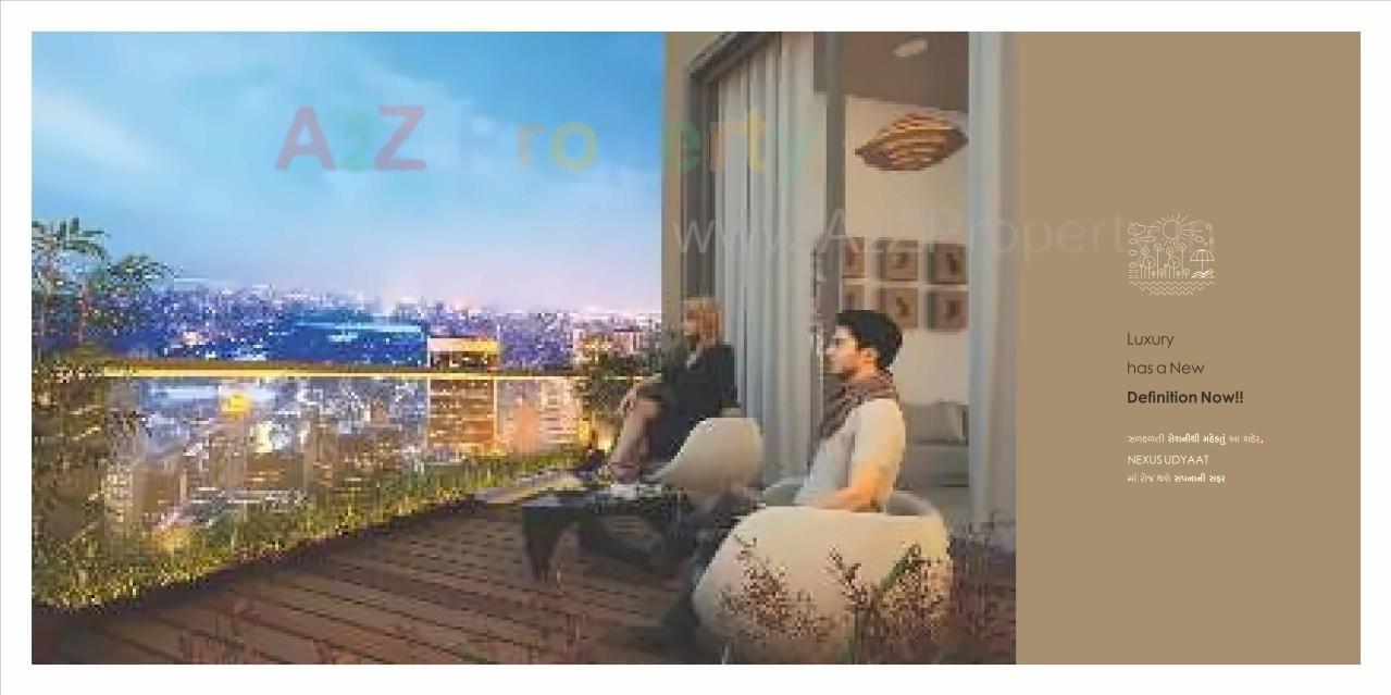 3D Elevation of real estate project Nexus located at Madhapar, Rajkot, Gujarat