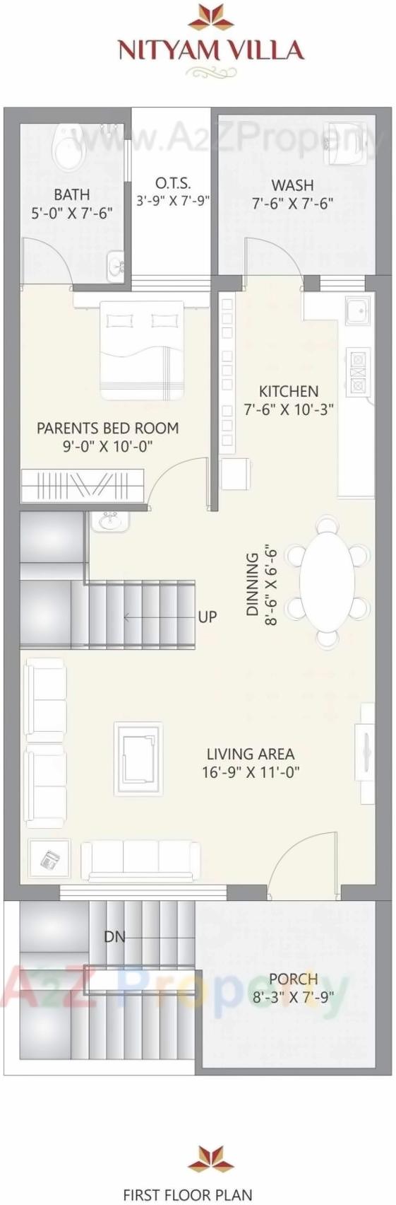 Layout of real estate project Nityam Villa located at Rajkot, Rajkot, Gujarat