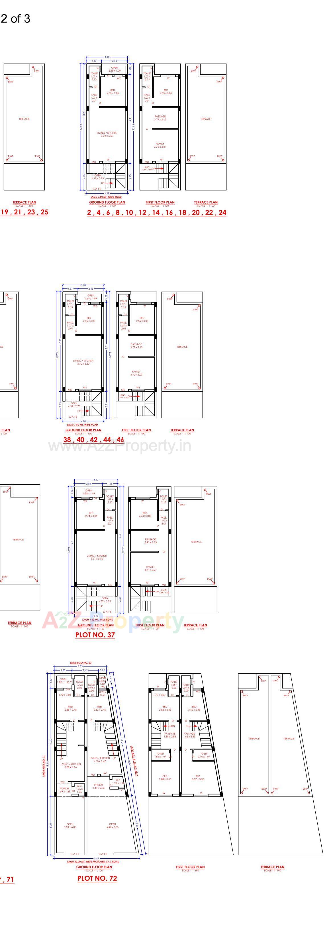 Layout of real estate project Nivas Residency located at Metoda, Rajkot, Gujarat