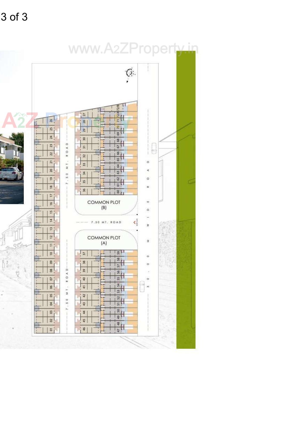 Layout of real estate project Nivas Residency located at Metoda, Rajkot, Gujarat