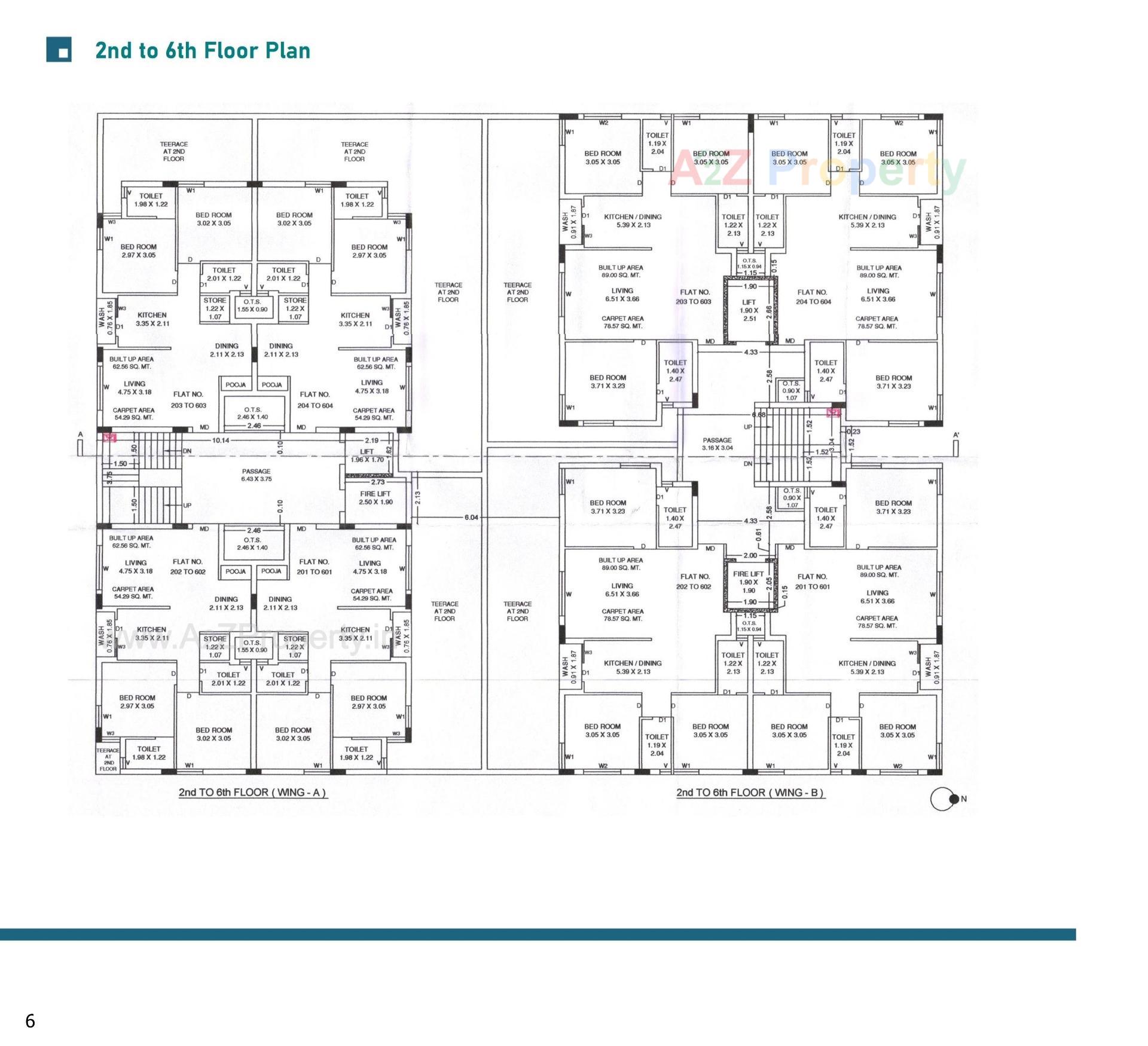 Layout of real estate project Nova Corner located at Rajkot, Rajkot, Gujarat