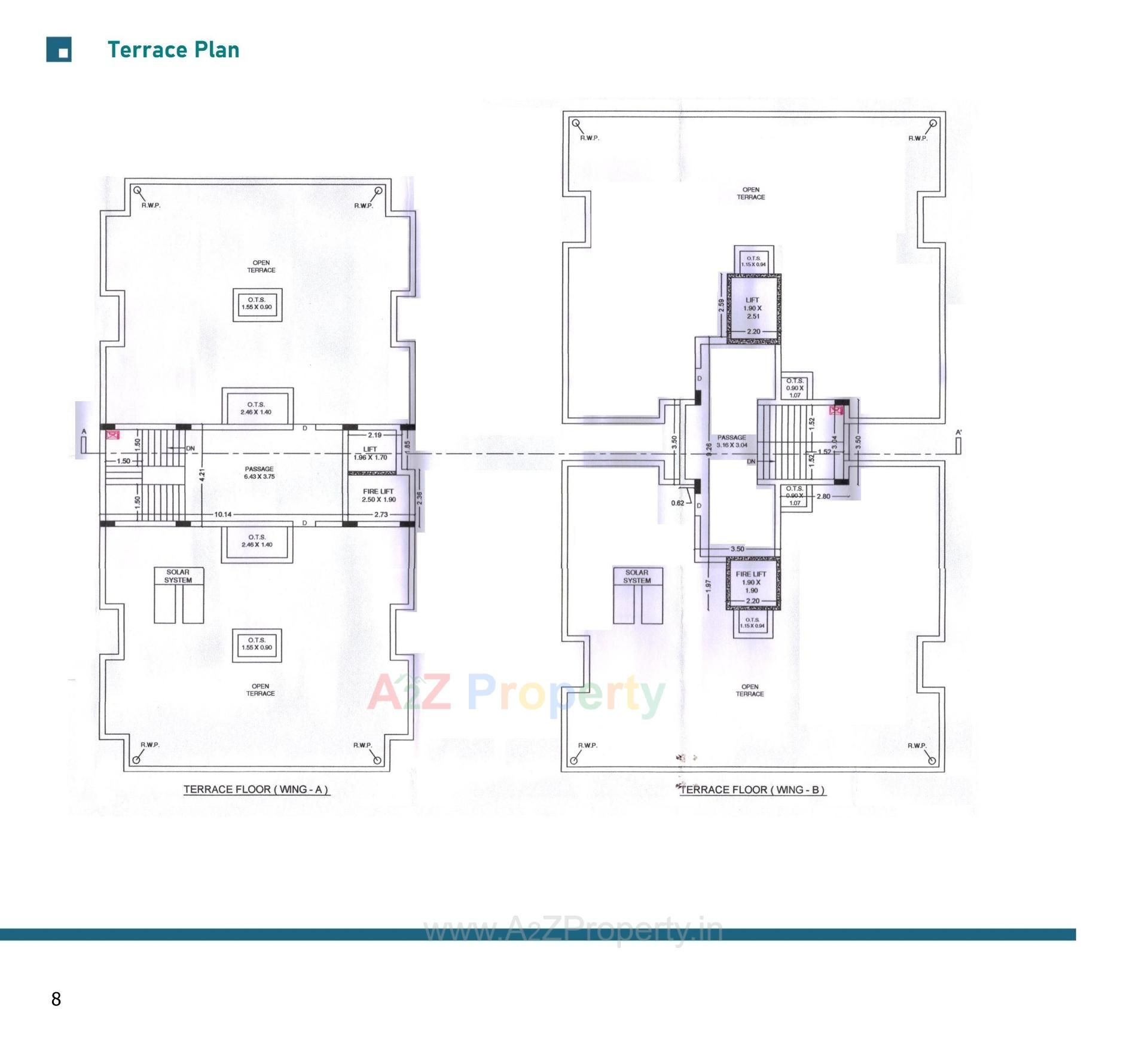 Layout of real estate project Nova Corner located at Rajkot, Rajkot, Gujarat
