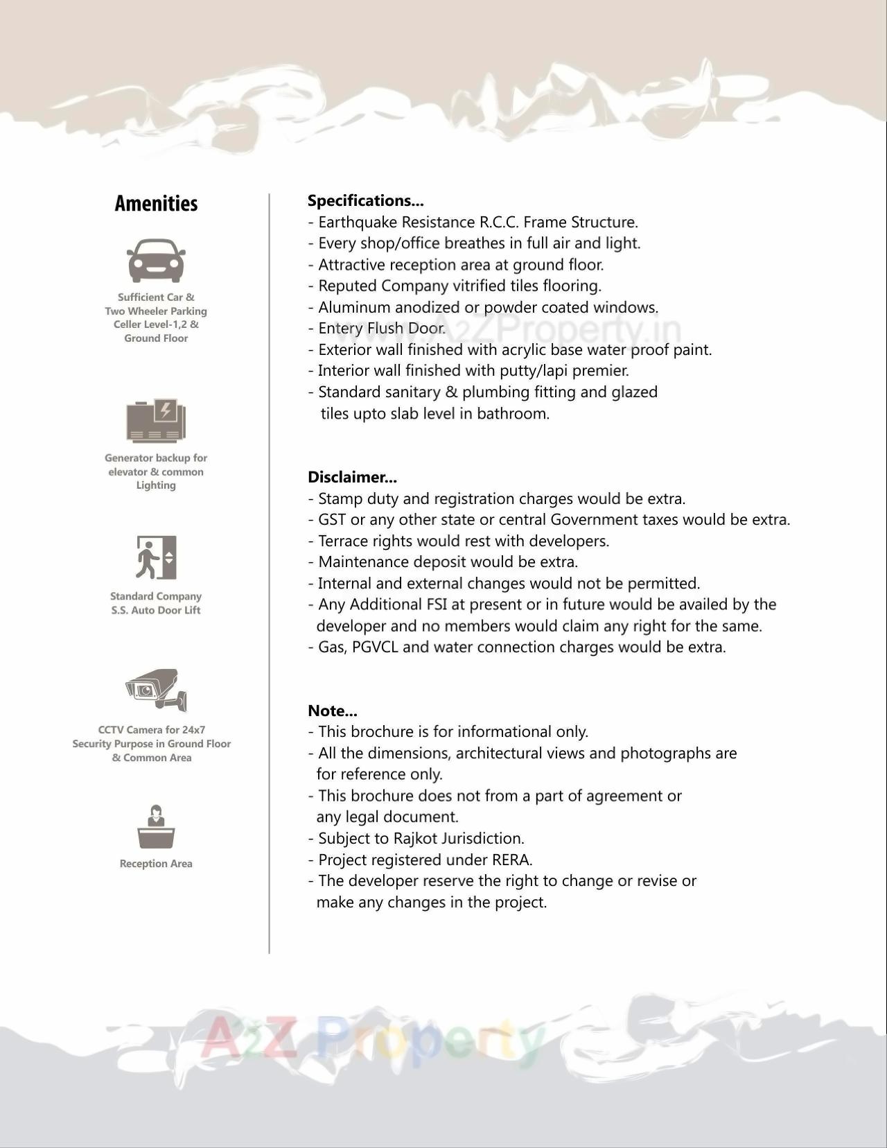  of real estate project Novem Square located at Nanamava, Rajkot, Gujarat