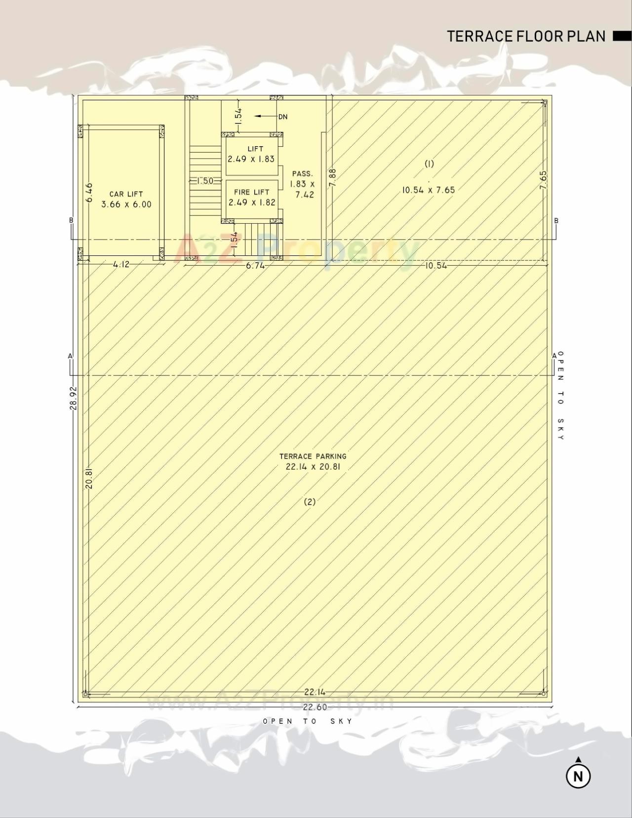  of real estate project Novem Square located at Nanamava, Rajkot, Gujarat