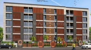 Elevation of real estate project Octagon Tower located at Raiya, Rajkot, Gujarat