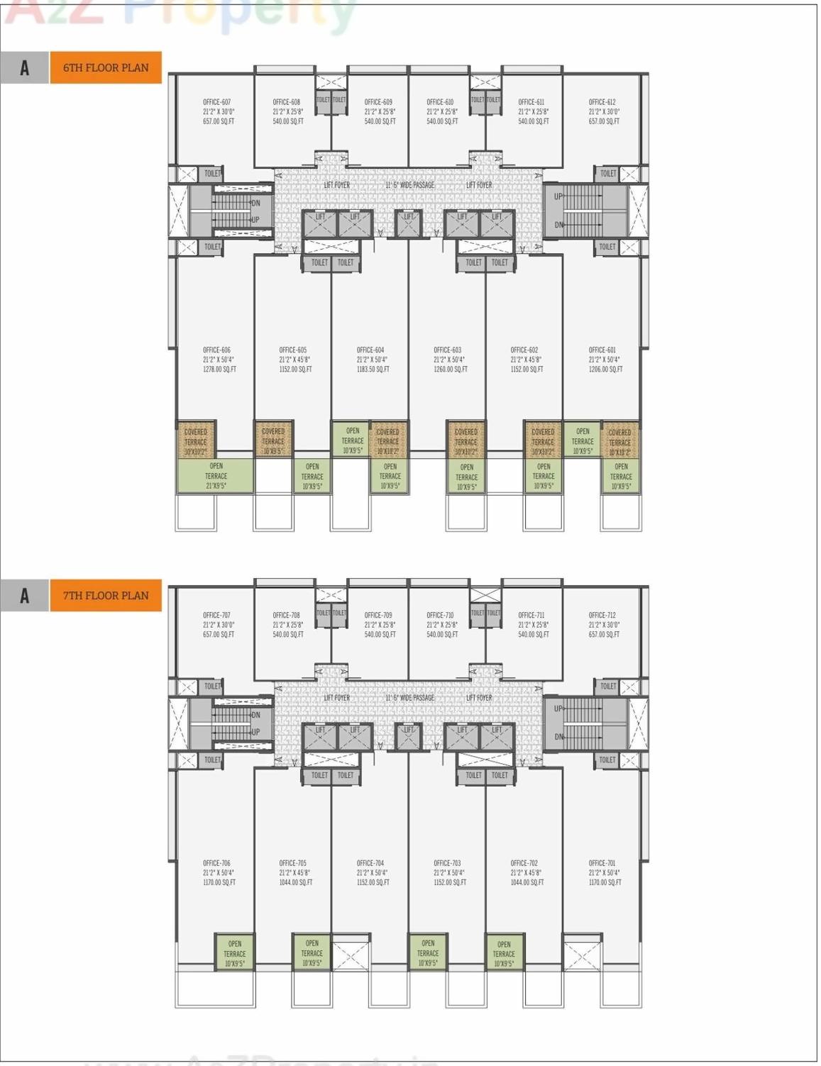 Layout of real estate project Om Decora 9 Square located at Nana-mava, Rajkot, Gujarat