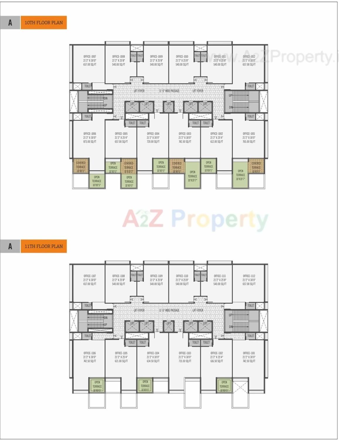 Layout of real estate project Om Decora 9 Square located at Nana-mava, Rajkot, Gujarat
